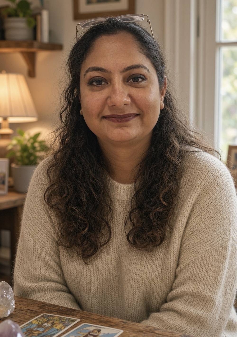 Loveleen Sarao, tarot reader at The Clarity Chamber